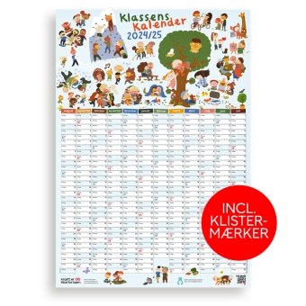 Plakat Klassens Kalender og klistermærker