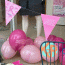 Lyserød Lørdag balloner, 500 stk.